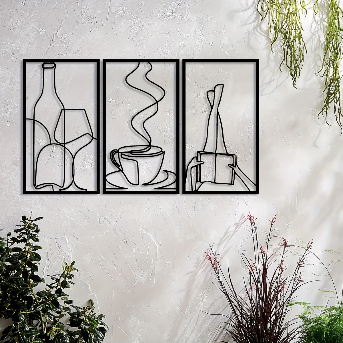 Coffee X - A Set of Three Stylish Metal