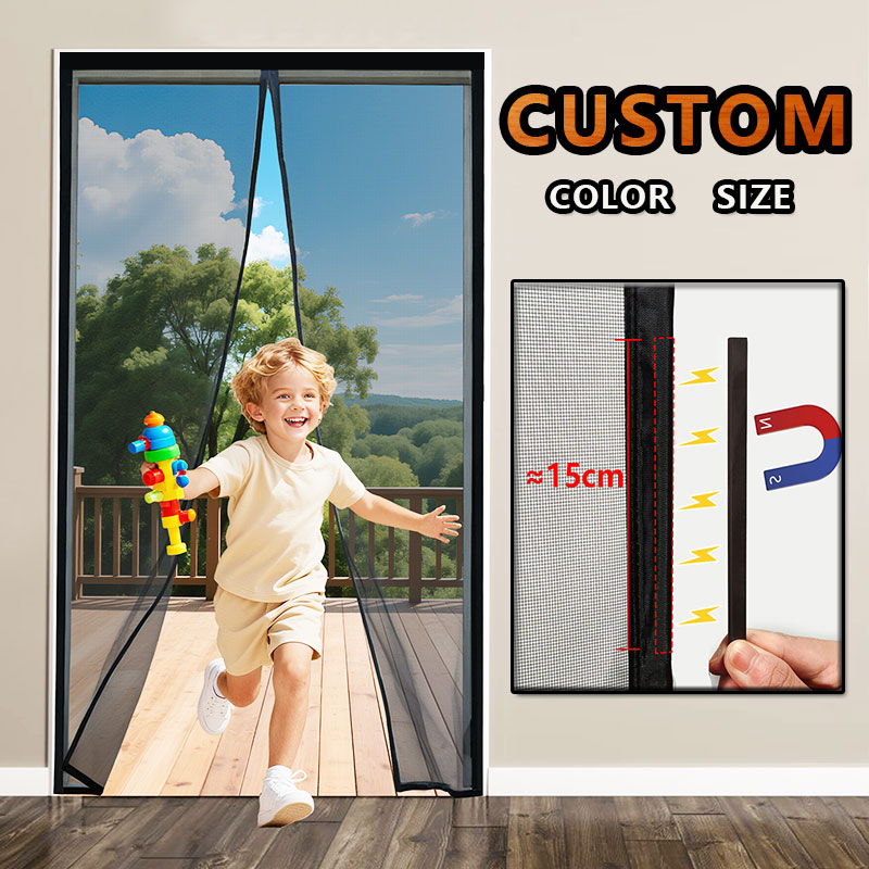 Puck Screen Mesh - Strong Magnetic Door Mosquito Net Screen