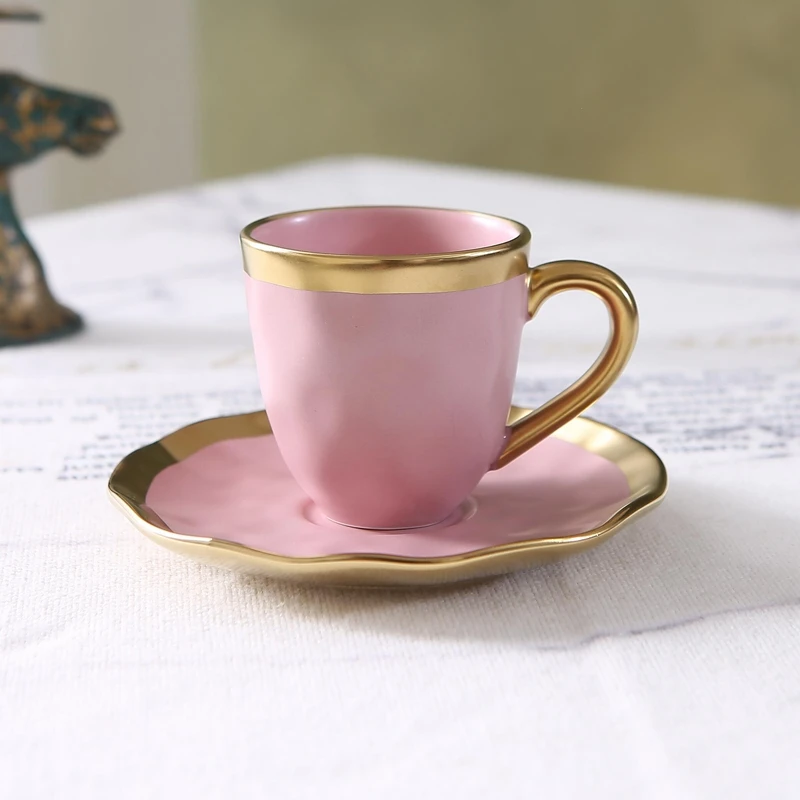 Coffee Equipment Set - Italian colored glazed ceramic small coffee