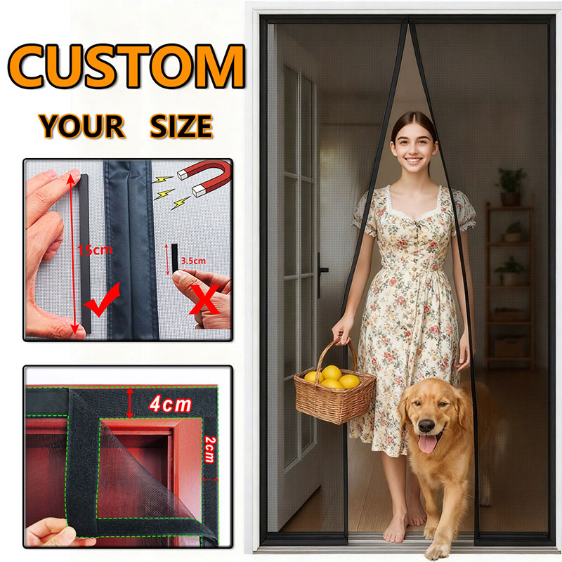 Strong Magnetic Door Mosquito  - Puck Screen Mesh 리뷰 및 가격