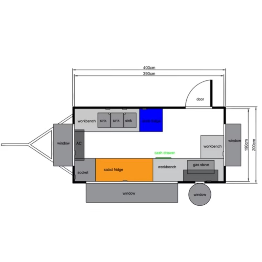 Concession Food Truck Trailer  - Coffee Equipment Store 리뷰 및 가격