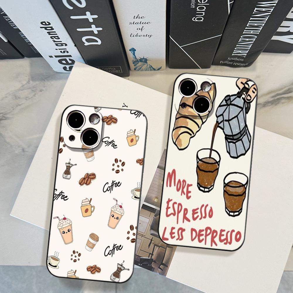 Croissant Coffee Pattern Phone - Coffee X 리뷰 및 가격