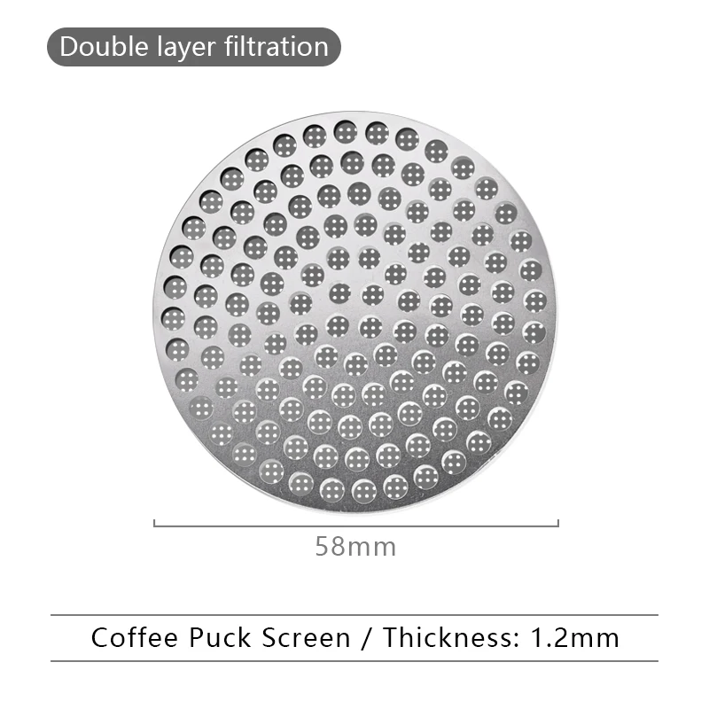 Universal 51/53/58mm Coffee Pu - Puck Screen Mesh 리뷰 및 가격