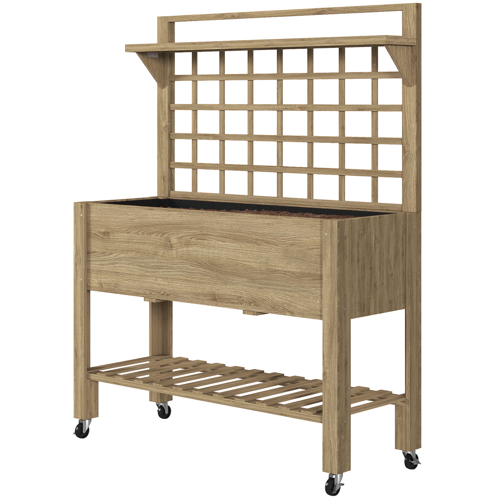 Outdoor Wooden Elevated Growin - Coffee X 리뷰 및 가격