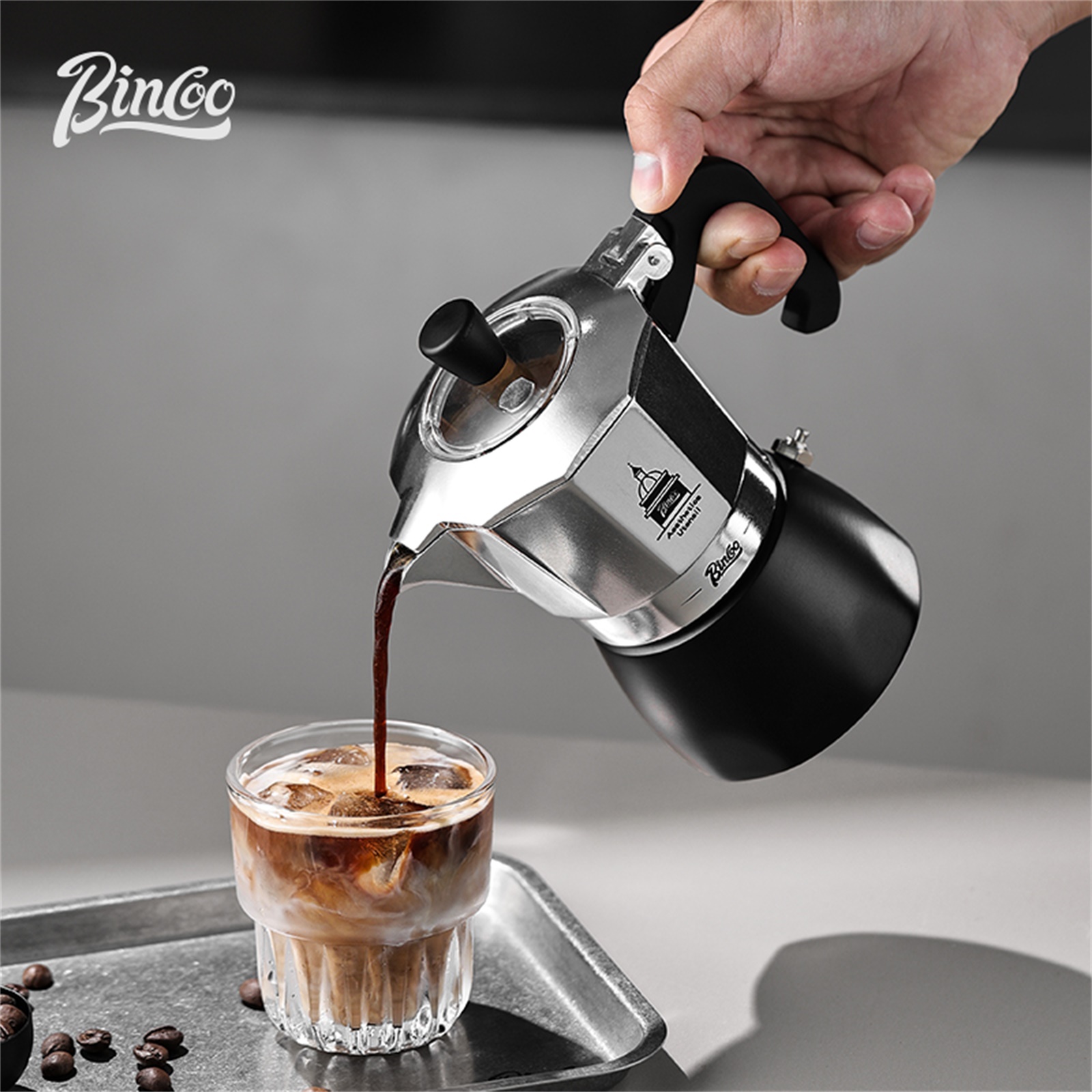 BINCOO Double Valve Moka Pot，E - Coffee Equipment Set 리뷰 및 가격