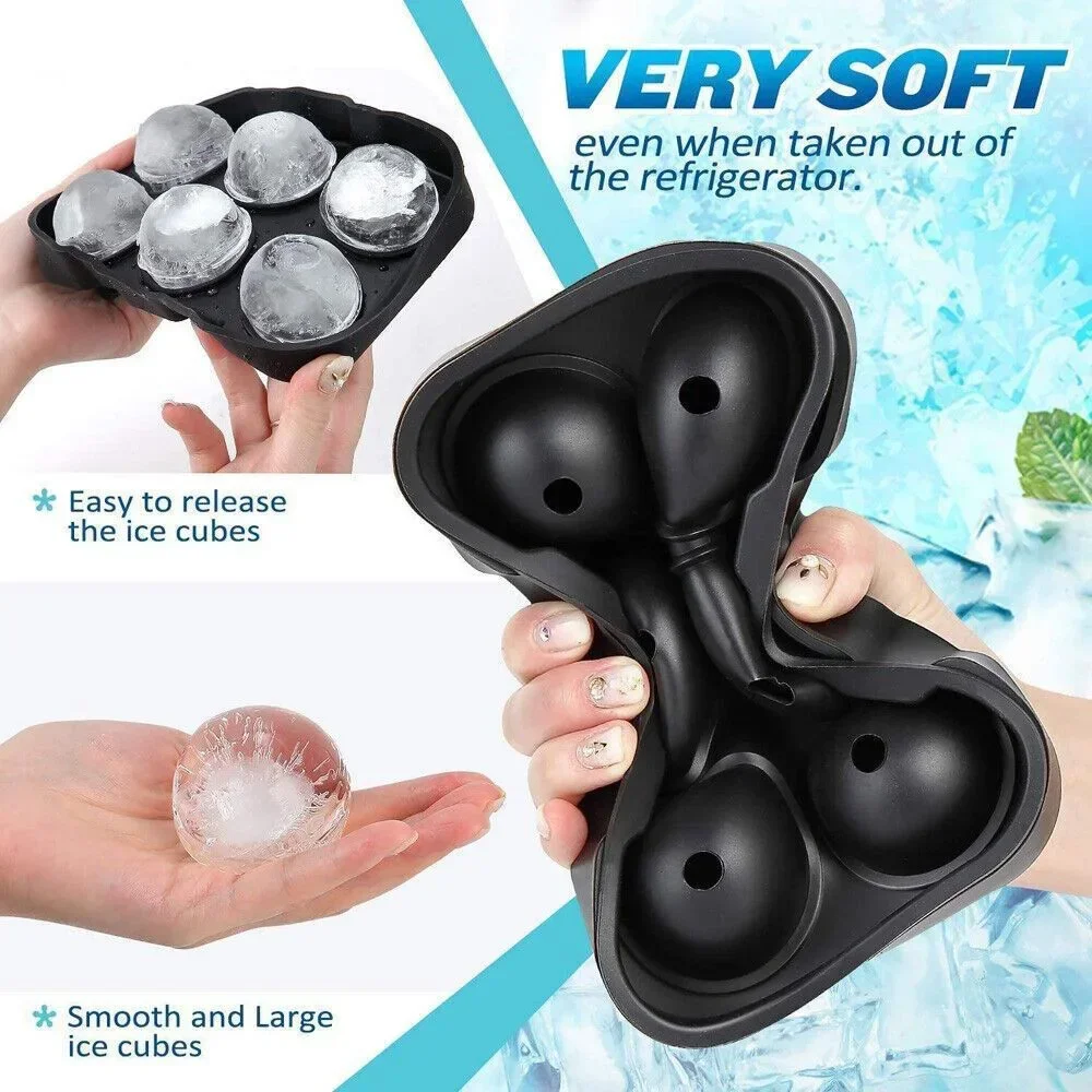 Ice Cube Tray Silicone Ice Bal - Coffee Equipment Tray 리뷰 및 가격