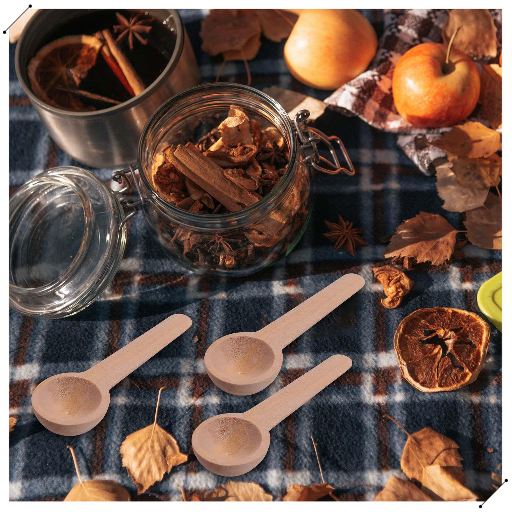100 Pieces Mini Wooden Spoons  - Coffee Equipment And Tools 리뷰 및 가격