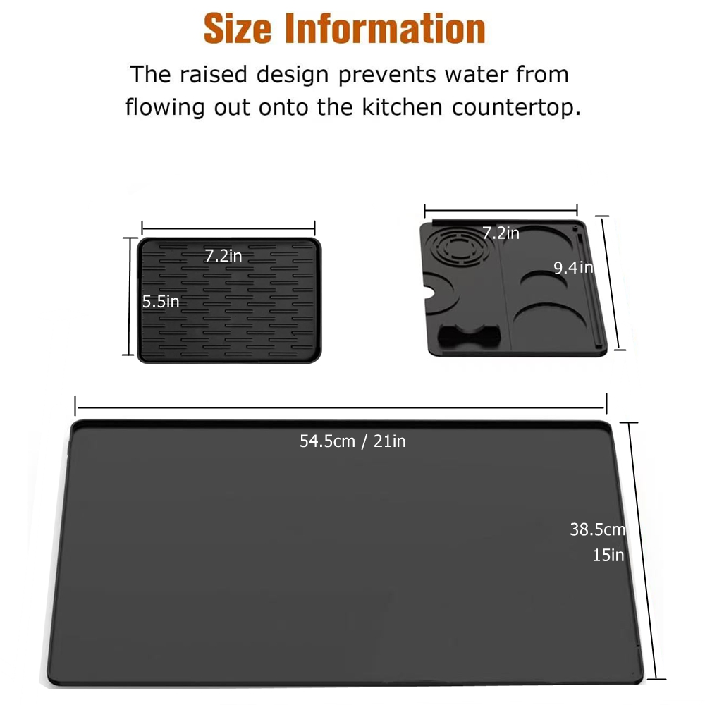 Silicone Coffee Maker Mat 3 in - Coffee Equipment Tray 리뷰 및 가격