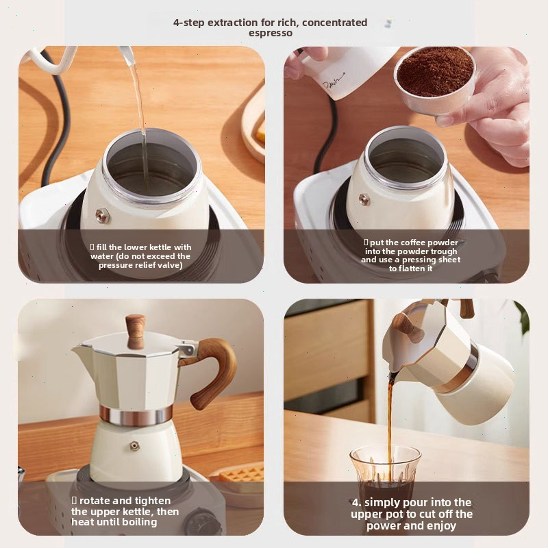 Round-bottomed Moka Pot Single - Coffee Equipment Set 리뷰 및 가격